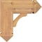 Ekena Millwork Legacy Arts and Crafts Smooth Bracket w/ Offset Brace, Western Red Cedar, 7 1/2"W x 18"D x 18"H BKT0806X18X18LEC03SWR - alternate 2